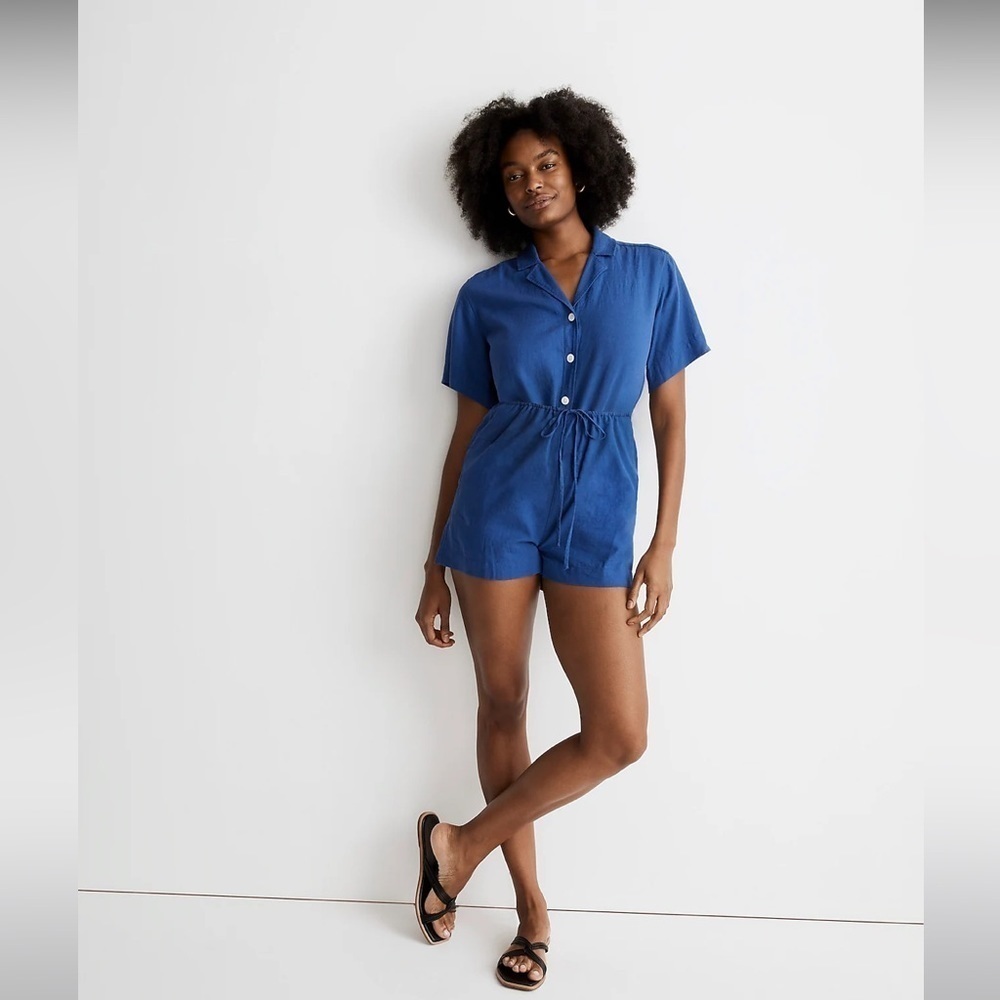 Madewell Button-Front Romper